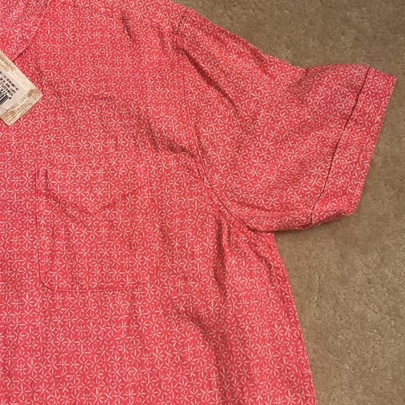 NWT! True Grit Men's Lux Linen Batiks SS 1 Pocket Shirt XL - Picture 3 of 7